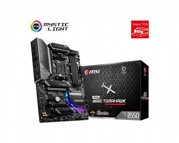 TARJETA MADRE MSI MAG B550 TOMAHAWK DDR4 M.2 PCIE 4.0 RYZEN AM4 ATX TARJETA MADRE MSI MAG B550 TOMAHAWK DDR4 M.2 PCIE 4.0 RYZEN AM4 ATX